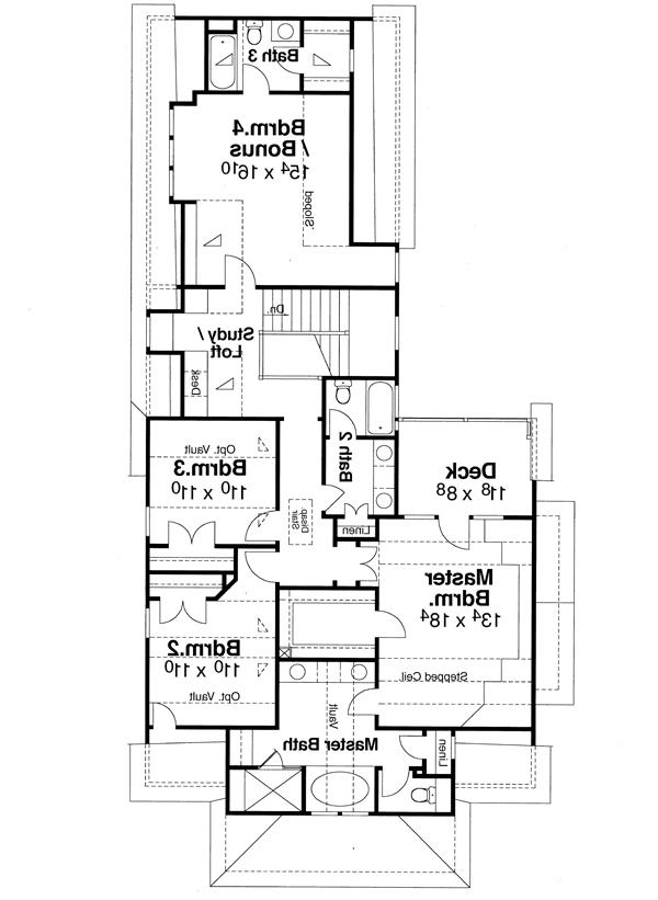 Second Floor image of Chadwick House Plan